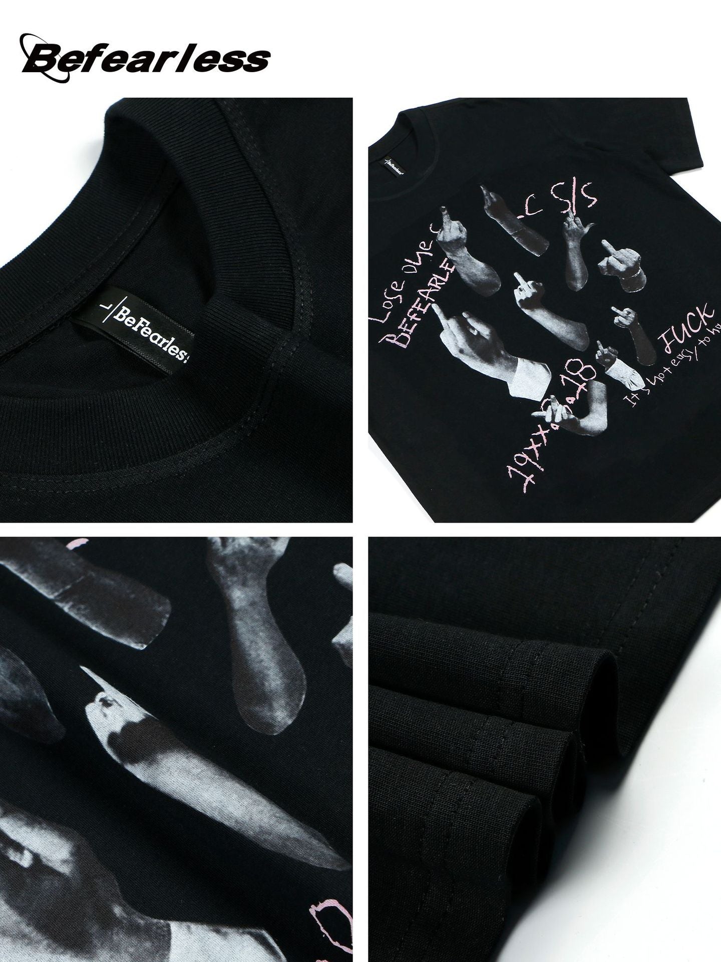 Graphic Letter Print Short Sleeve T-Shirt WN26209