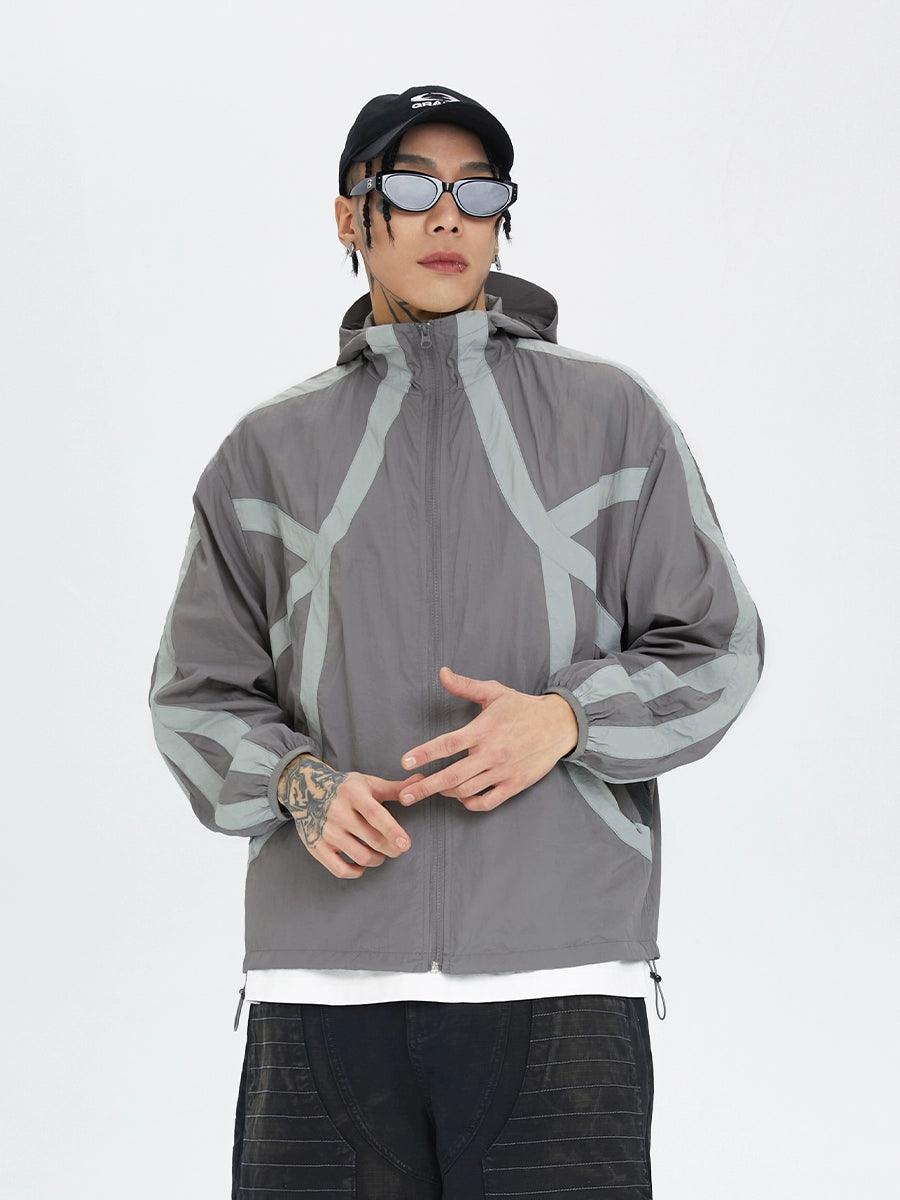 UV-Protection Lightweight Breathable Hooded Jacket WN12273