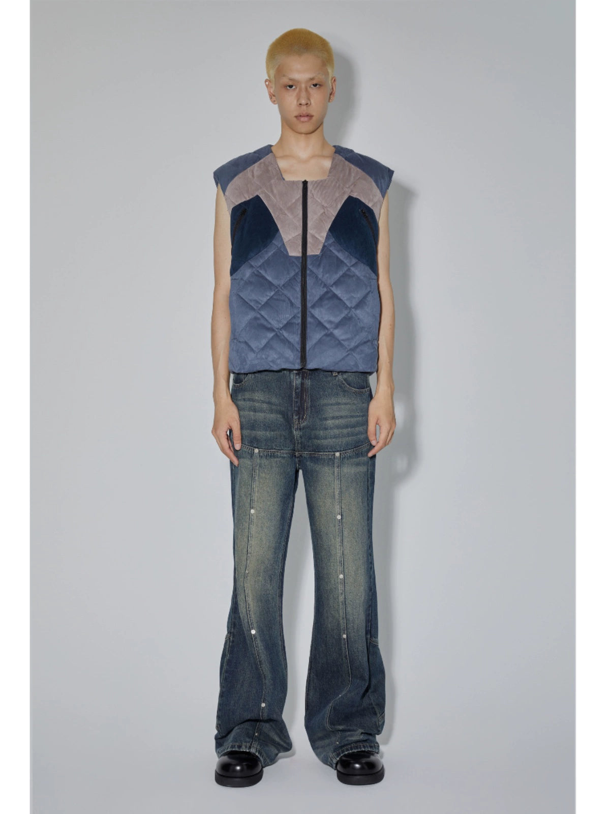 Colorblock Cutout Design Vest WN18894
