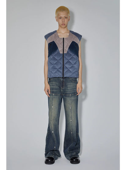 Colorblock Cutout Design Vest WN18894
