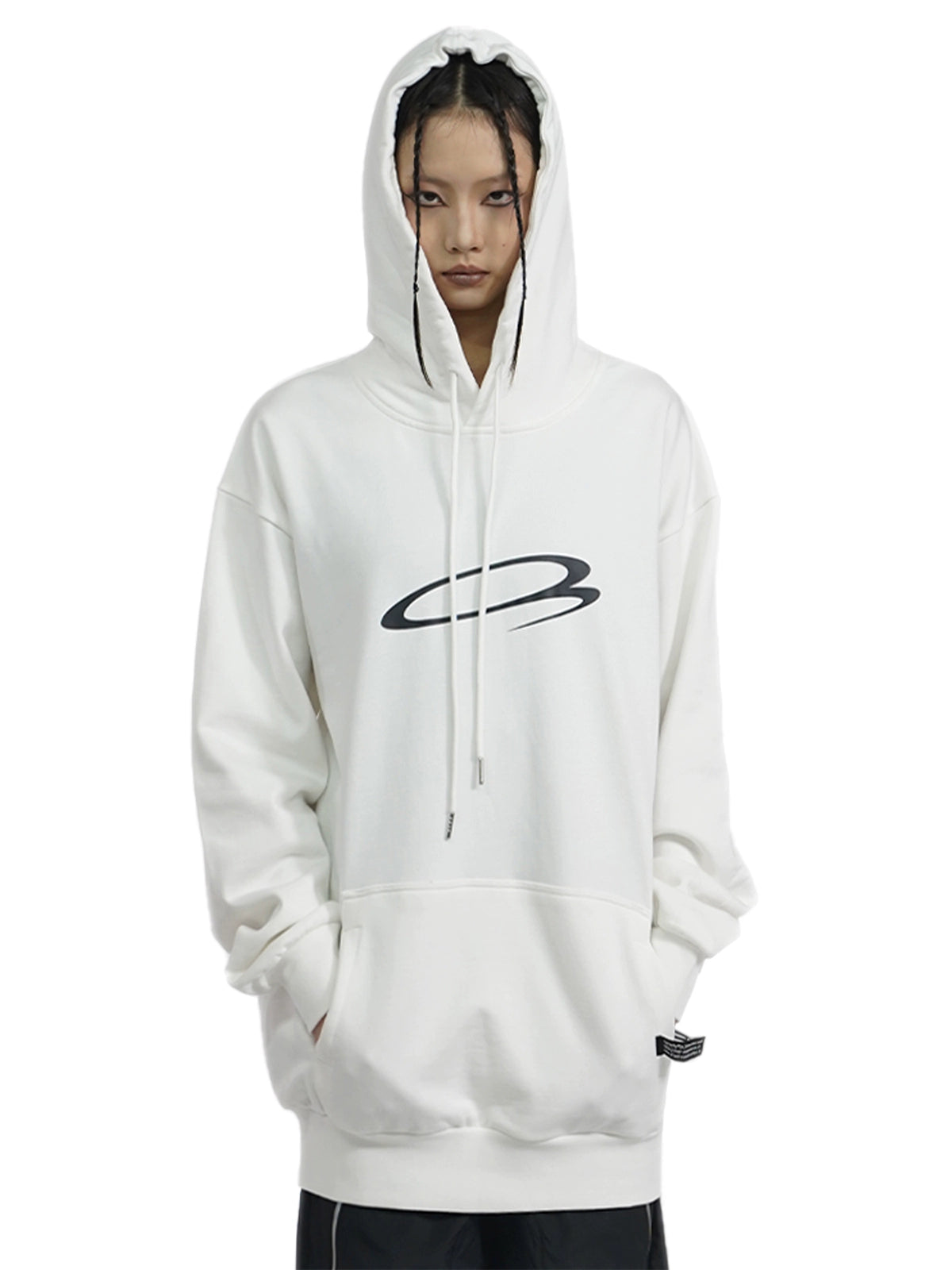 Graphic Letter Print Oversize Hoodie WN18920