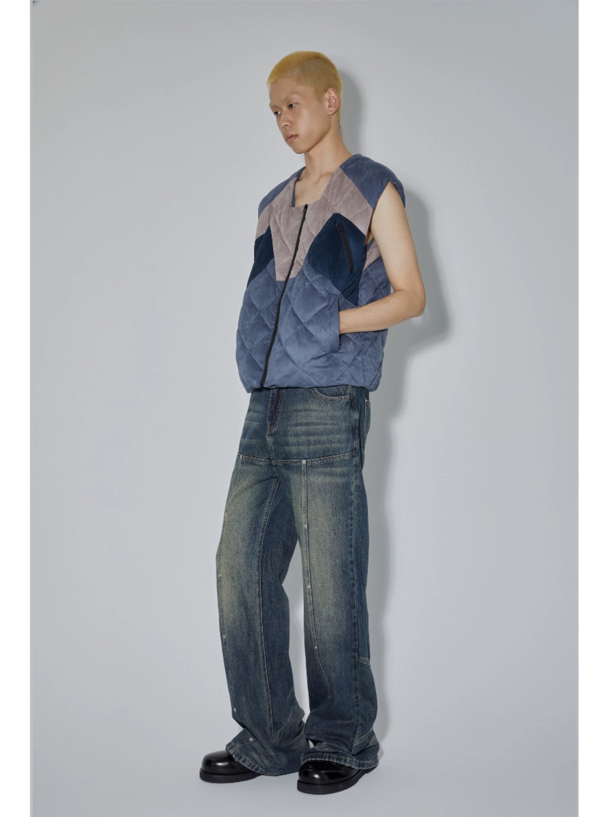 Colorblock Cutout Design Vest WN18894