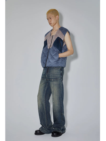 Colorblock Cutout Design Vest WN18894