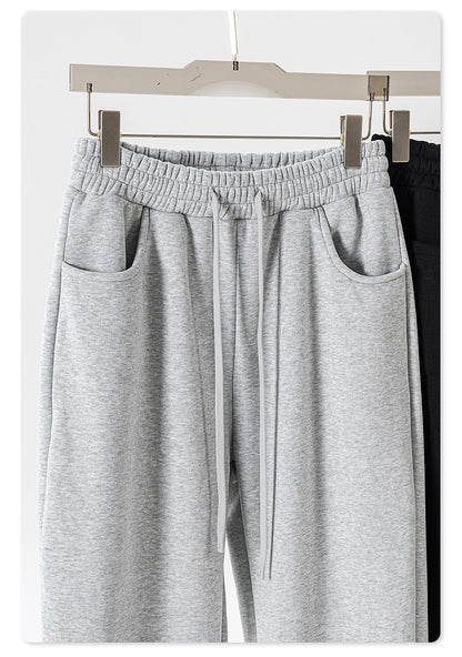 Heavyweight Fleece Lining Pullover Hoodie & Zipper Sweatshirt & Sweatpants Setup WN9937