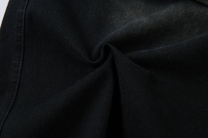 Washed Wide-Leg Cargo Denim Jeans WN12729