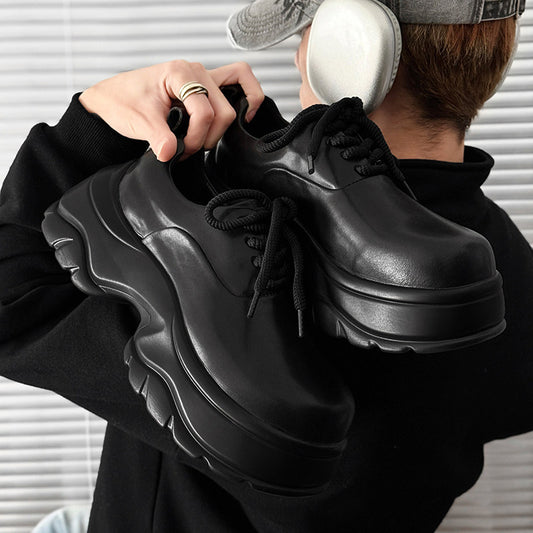 Platform Thick Sole Lace-Up Sneakers WN24513