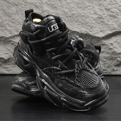 Gradient Sole Height-Increasing Dad Sneakers WN24767