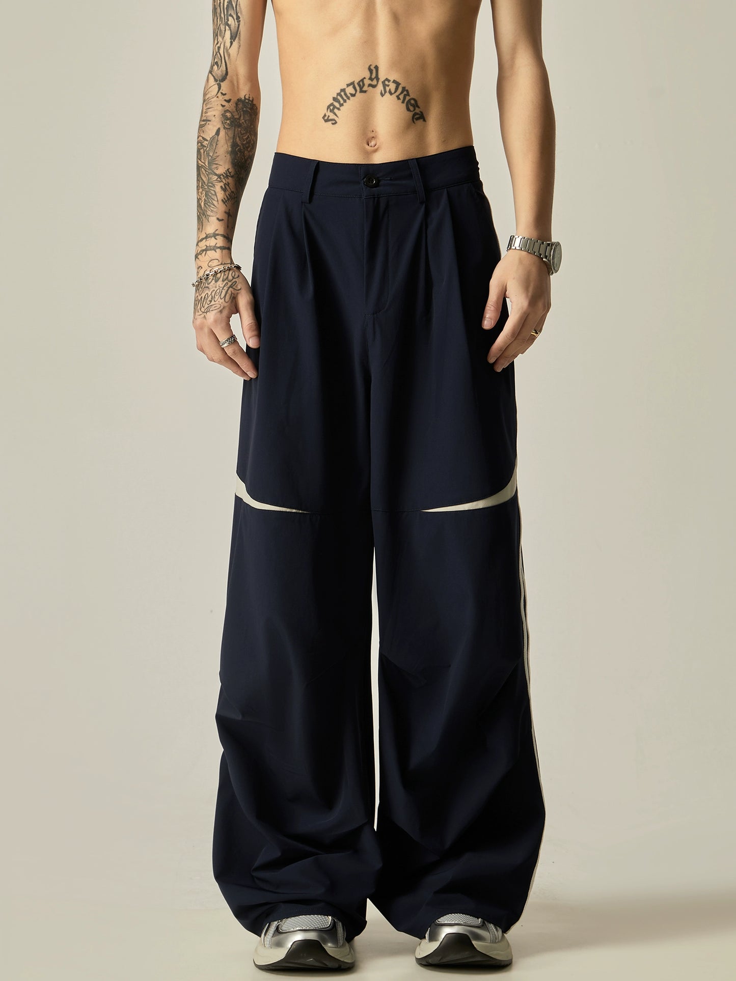 Thin Quick Drying Sporty Wide Leg Pants WN7732