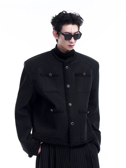 No Collar Short Jacket WN8126