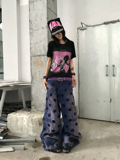 Portrait Graphic Print Short Sleeve T-Shirt WN27202