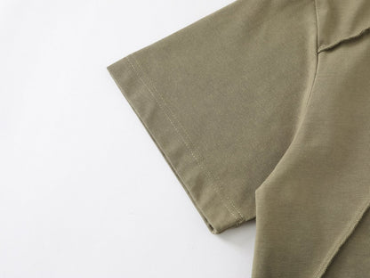 Heavyweight Washed Splice Oversize Short Sleeve T-Shirt WN25747
