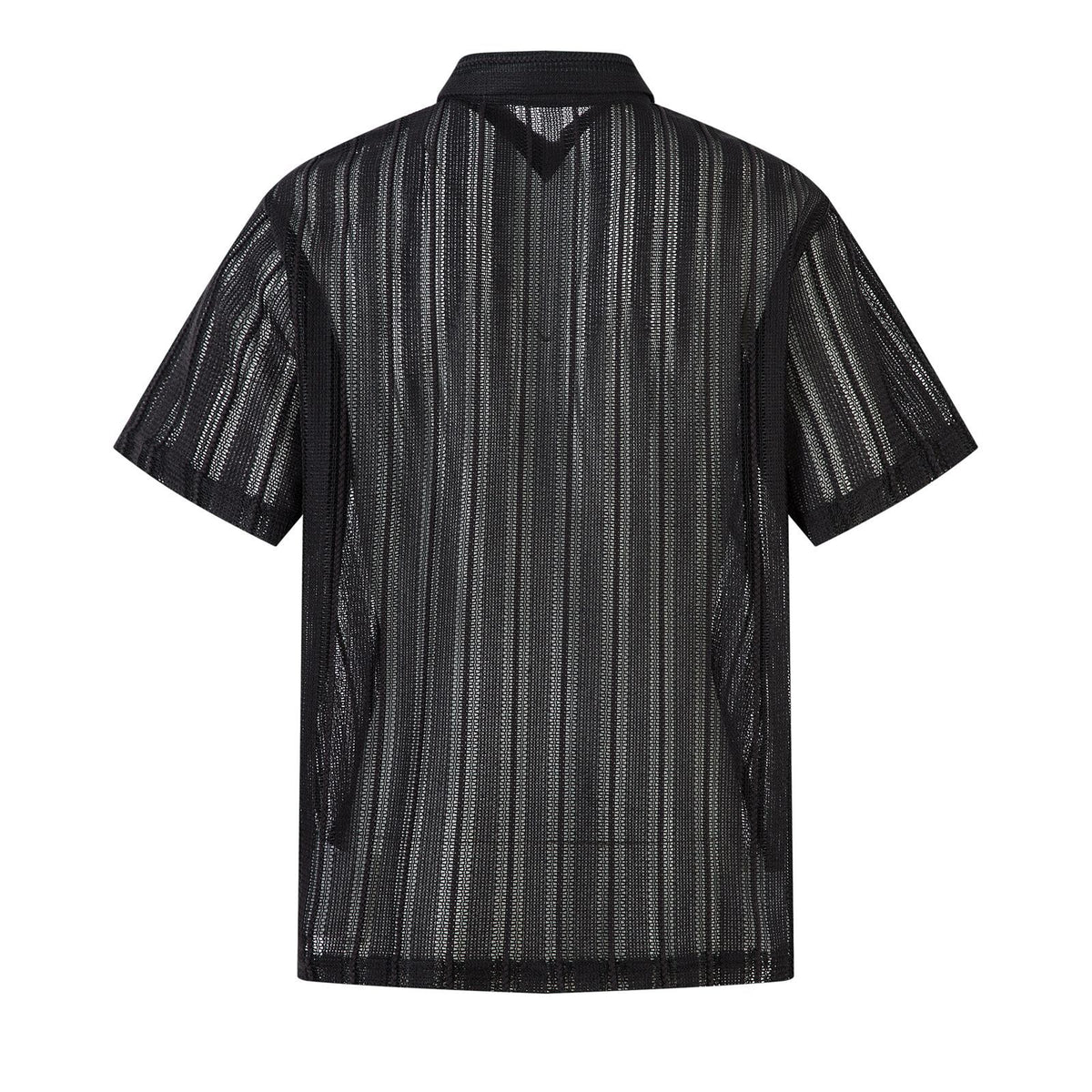 Hollow Lightweight Breathable Short Sleeve Shirt WN26847