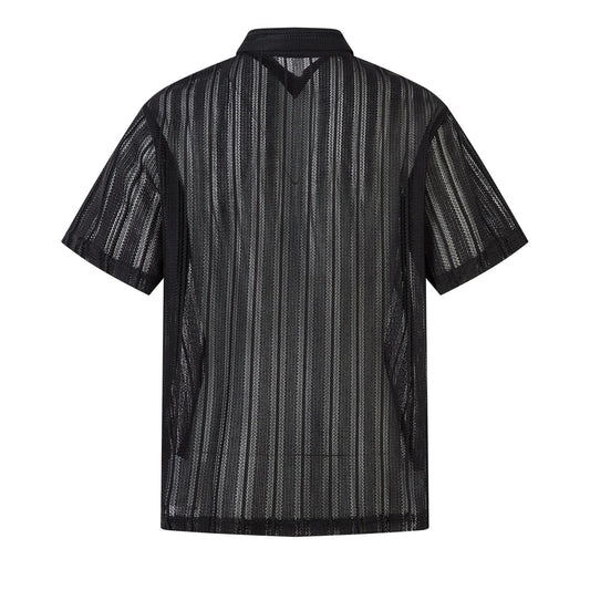 Hollow Lightweight Breathable Short Sleeve Shirt WN26847
