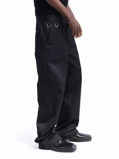 Waist Ring Wide Leg Trousers WN27102
