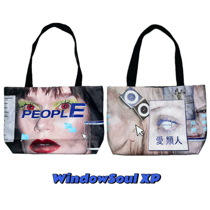 Graphic Print Tote Bag WN22248