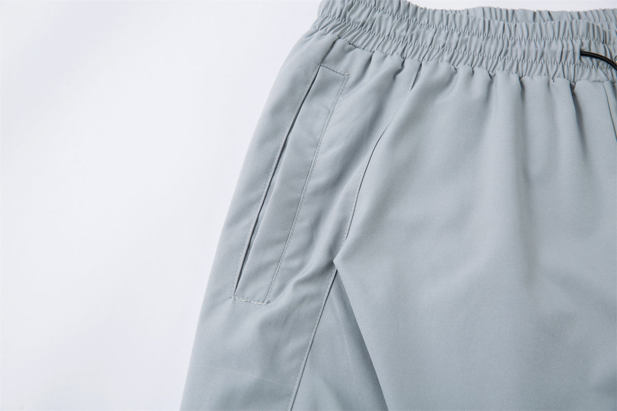 Lightweight Pleats Wide Leg Cargo Pants WN26862