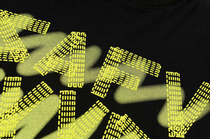 Foam Letter Print Short Sleeve T-Shirt WN25791