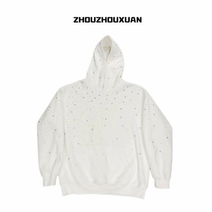 Rhinestone Starry Sky Hoodie & Long Sleeve Sweatshirt WN20720