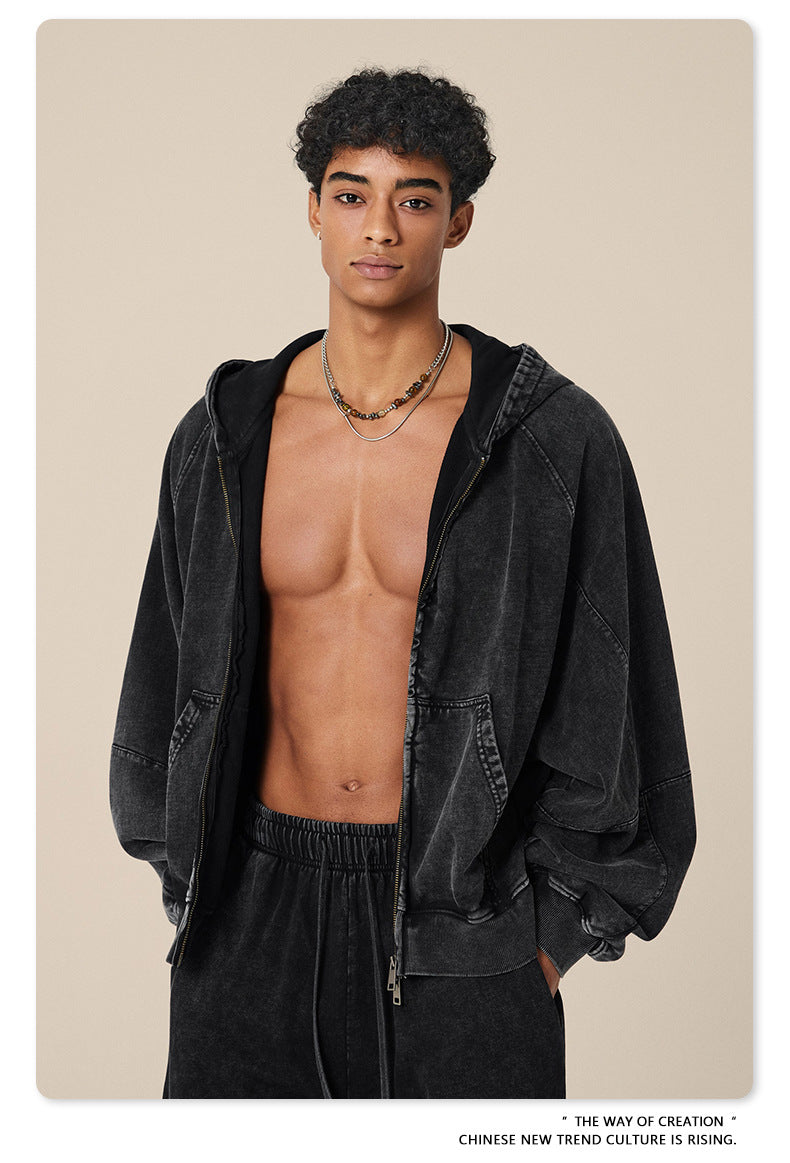 Oversize Zipper Hoodie WN23119