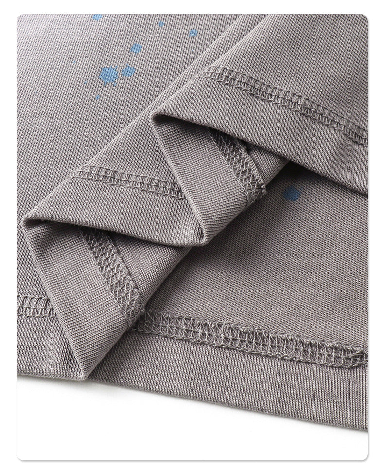 Colorful Ink Splash Short Sleeve T-shirt & Short Pants Setup WN16280