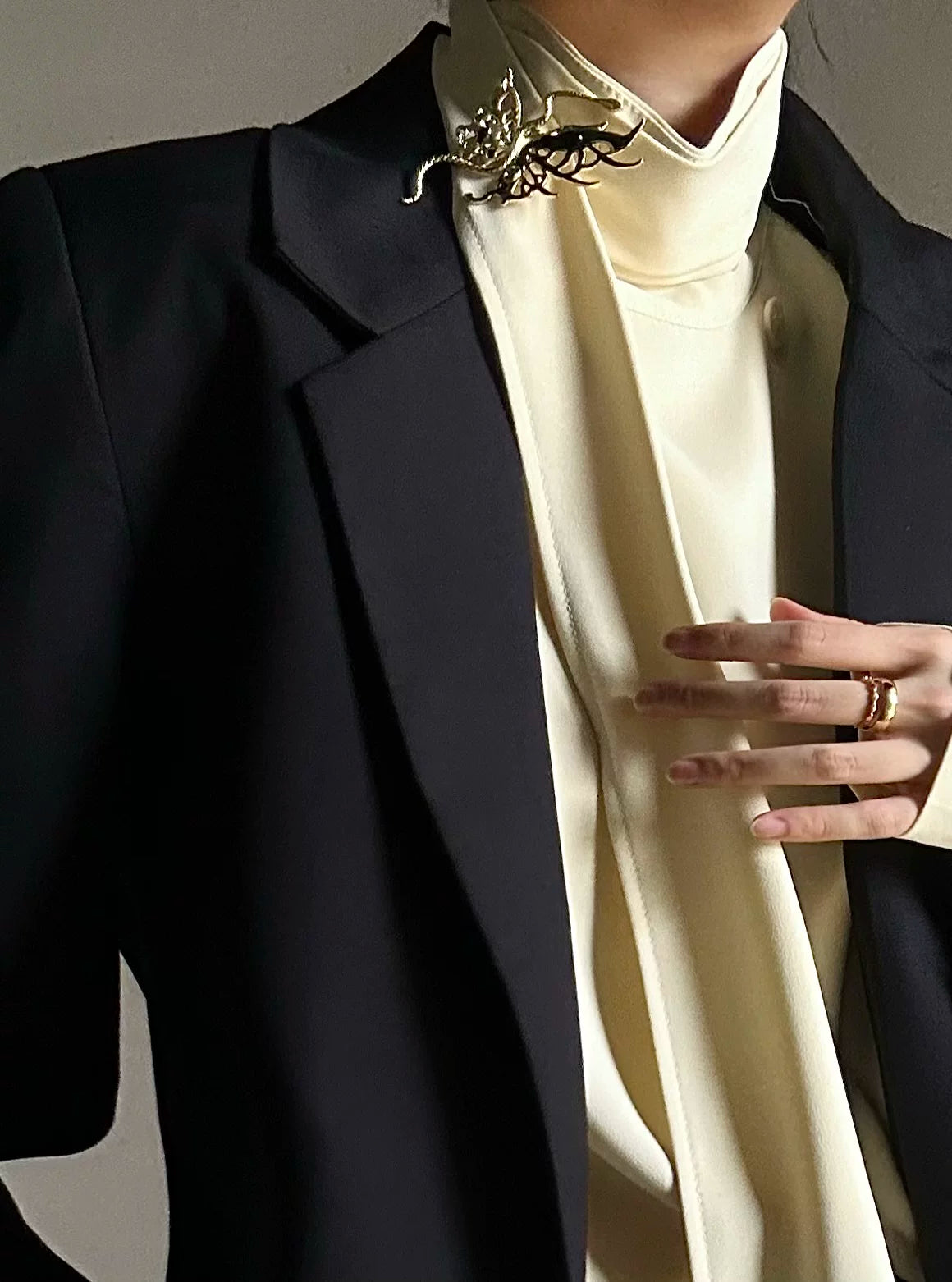 Butterfly Snake Design Brooch WN23134