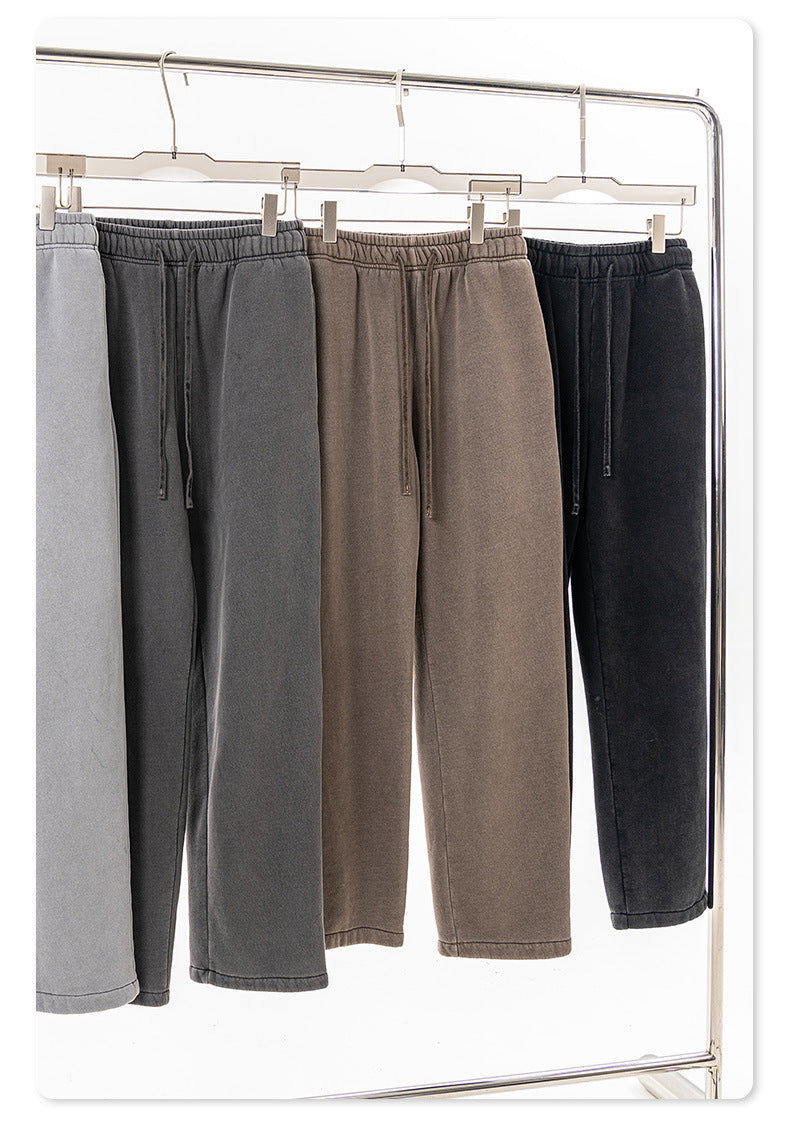 Washed Basic Hoodie & Pants Setup WN7879