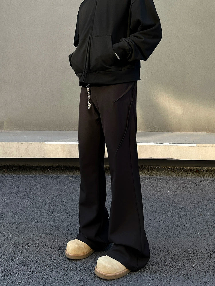 Draping Design Flare Trousers WN19416