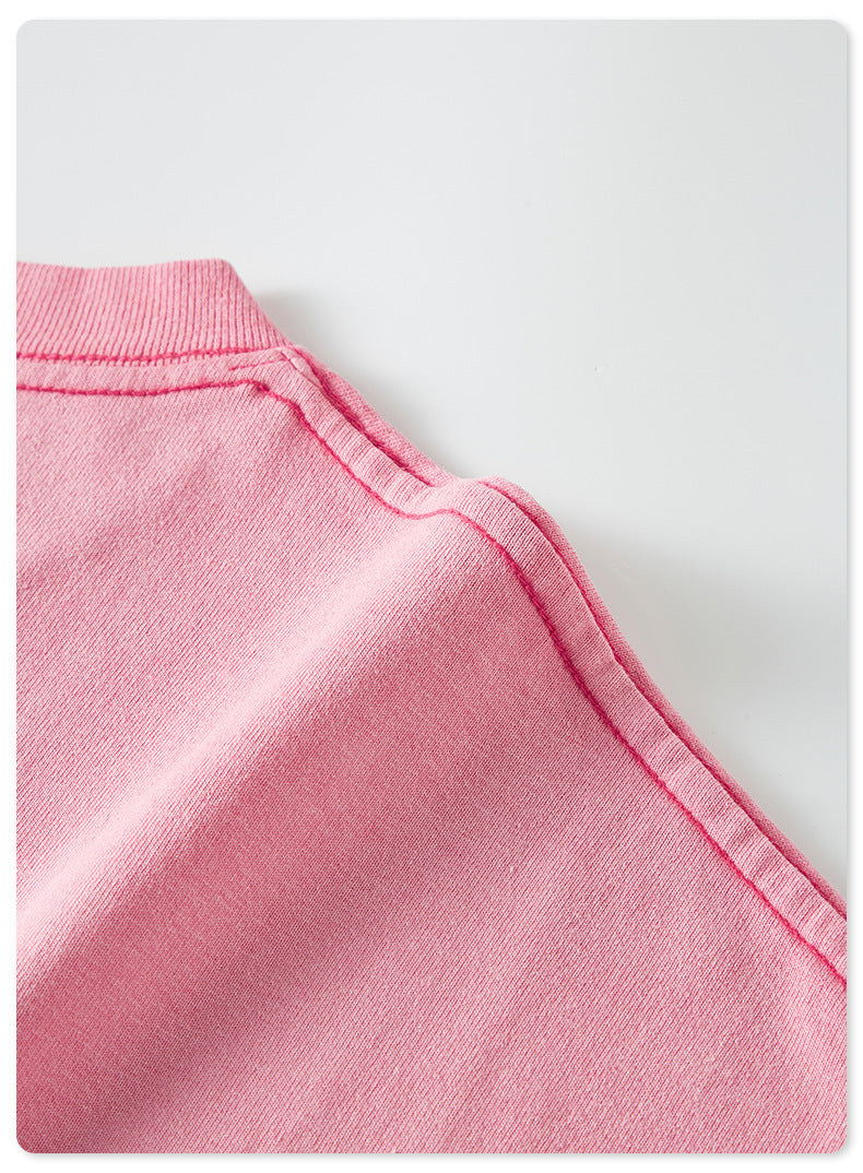 Washed Oversize Short-sleeve T-shirt WN6443