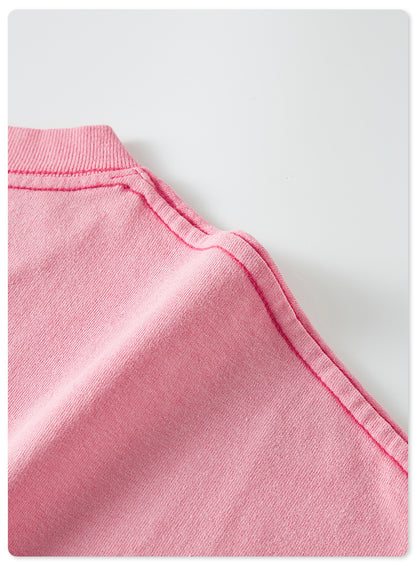 Washed Oversize Short-sleeve T-shirt WN6443