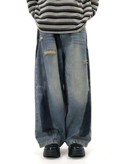 Round Toe Chunky Sole Tank Leather Martin Boots WN20788