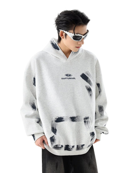 Hand-Drawn Graffiti Pullover Hoodie WN10511