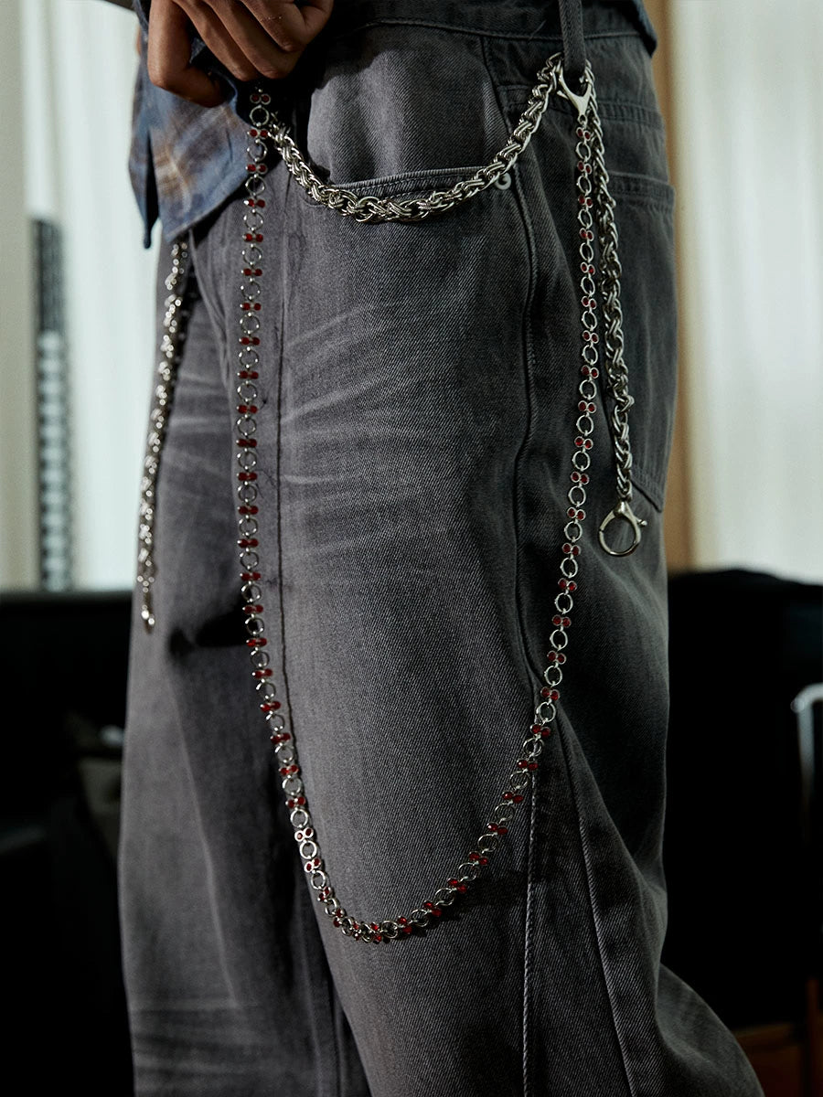 Cherry Gemstone Pants Chain WN8499