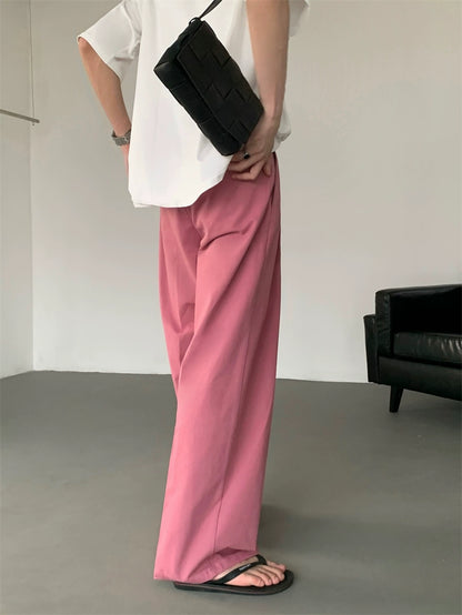 Draping Design Wide Leg Trousers WN20039