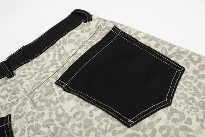 Leopard Pocket Half Pants WN25794