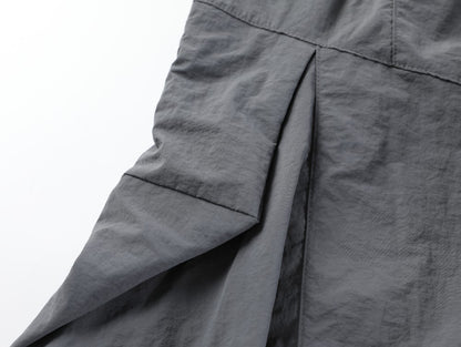 Utility 3D Pocket Wide Leg Cargo Half Pants WN27888