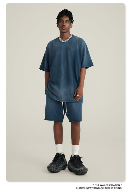 Washed Oversize Short-sleeve T-shirt WN6443