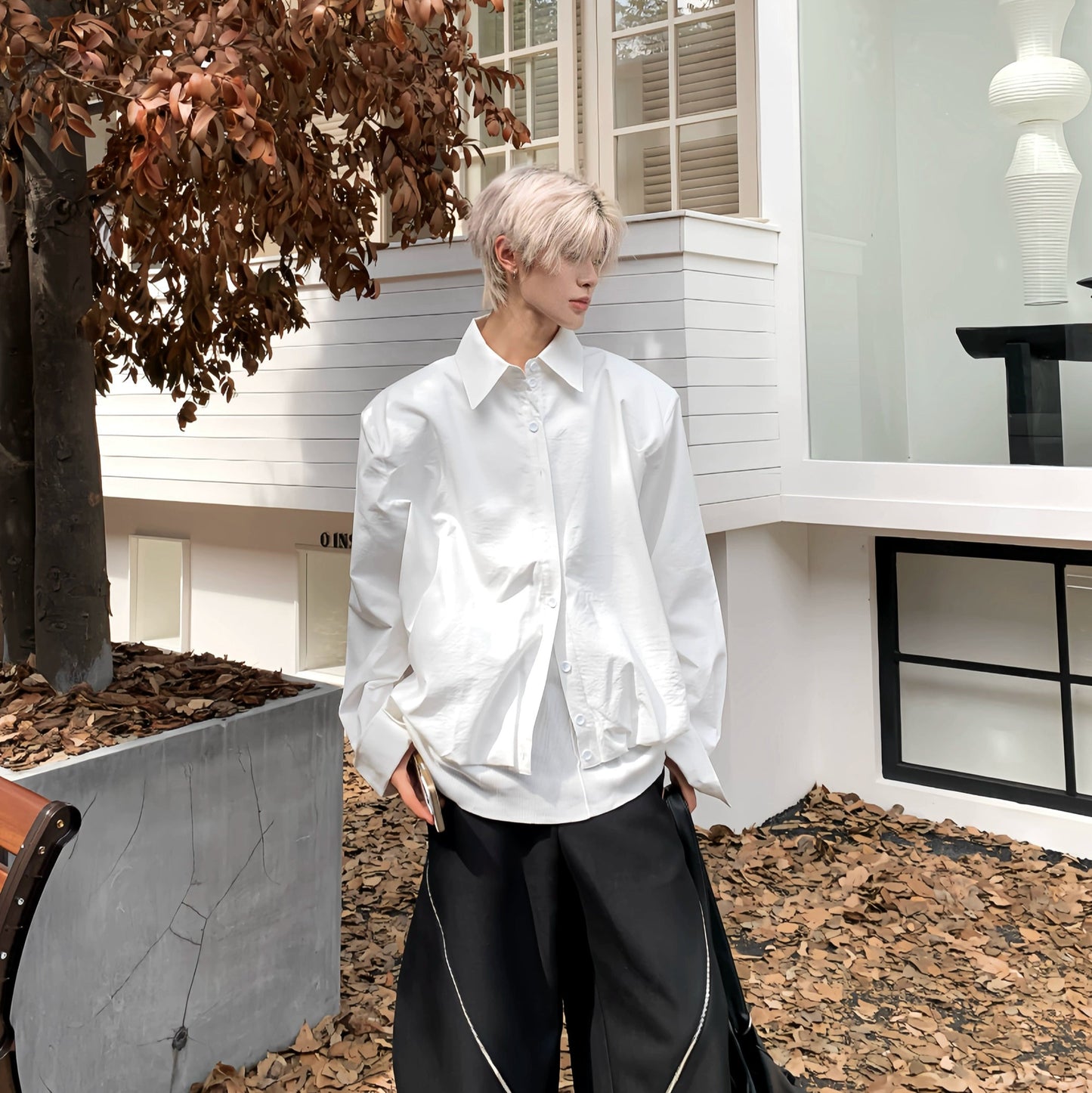 Oversize Long Sleeve Shirt WN19902