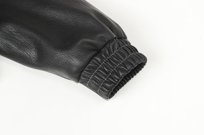Fake Fur Hooded Panel Cropped Jacket WN28113