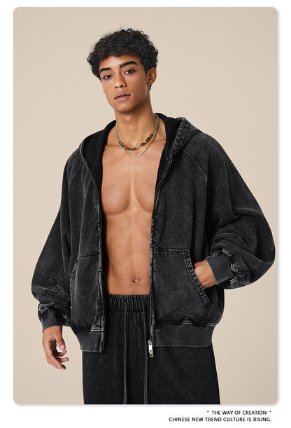 Oversize Zipper Hoodie WN23119