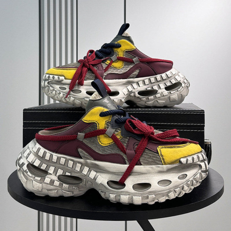 Mesh Thick Sole Dad Sneakers WN24747