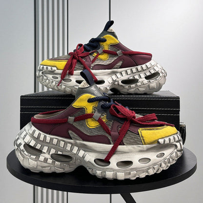 Mesh Thick Sole Dad Sneakers WN24747