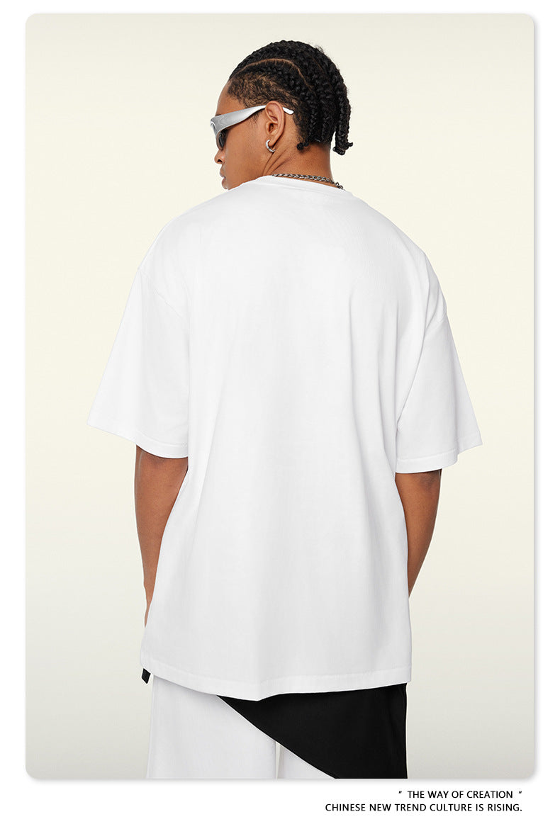 Oversize Print Short Sleeve T-Shirt WN7828