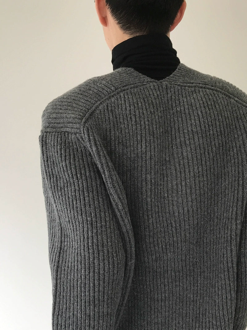 V-Neck Knit Sweater WN21682