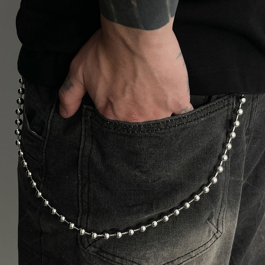 Studs Metal Pants Chain WN21070
