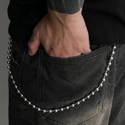 Studs Metal Pants Chain WN21070