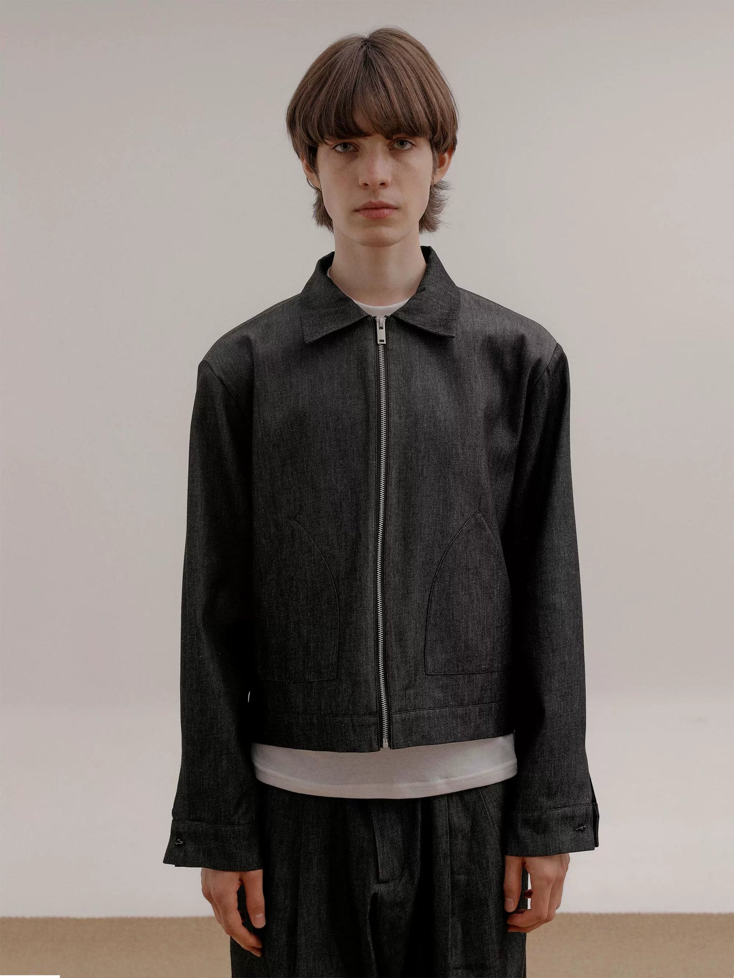 Zipper Denim Jacket WN21527