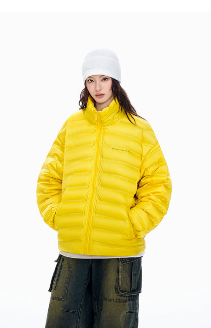 Lightweight Zipper White Duck Down Jacket WN9790