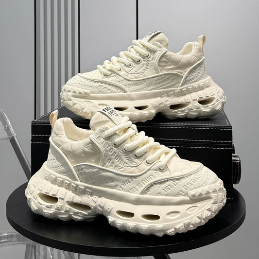 Print Platform Thick Sole Sneakers WN24690