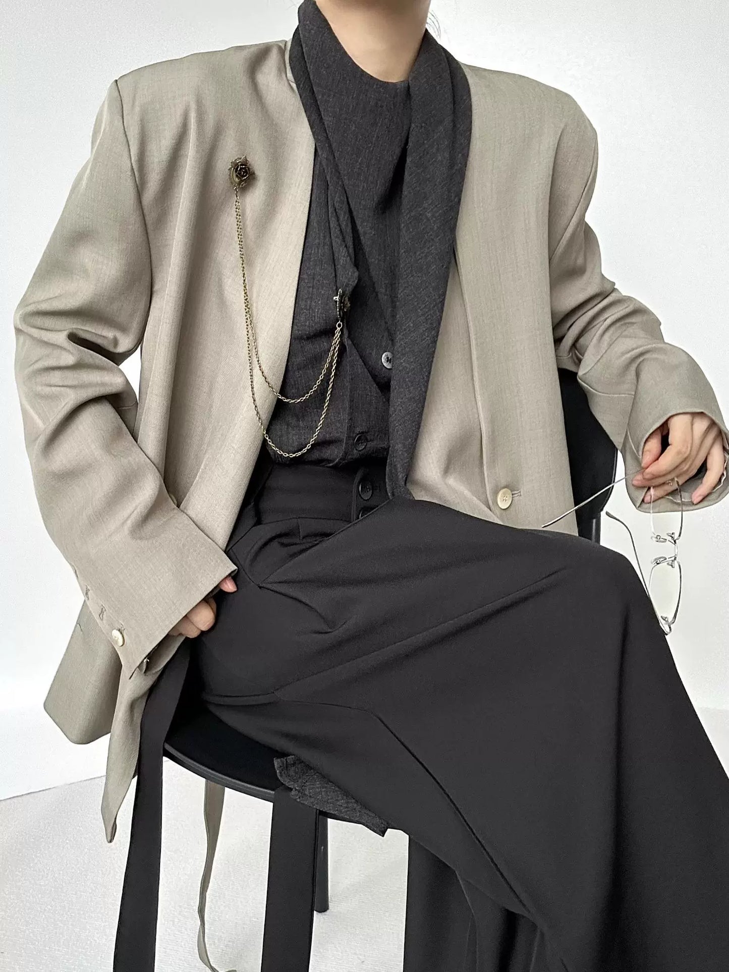 Ribbon Detail Tailored Jacket WN19616