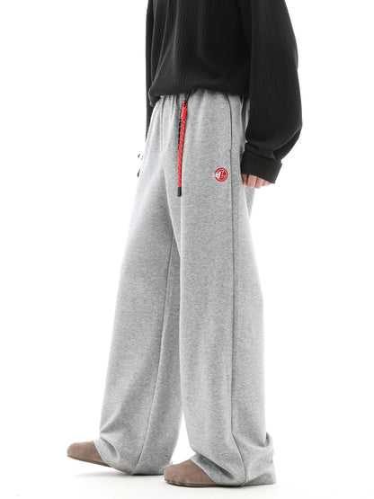 Drawstring Drape Wide-Leg Sweatpants WN10265